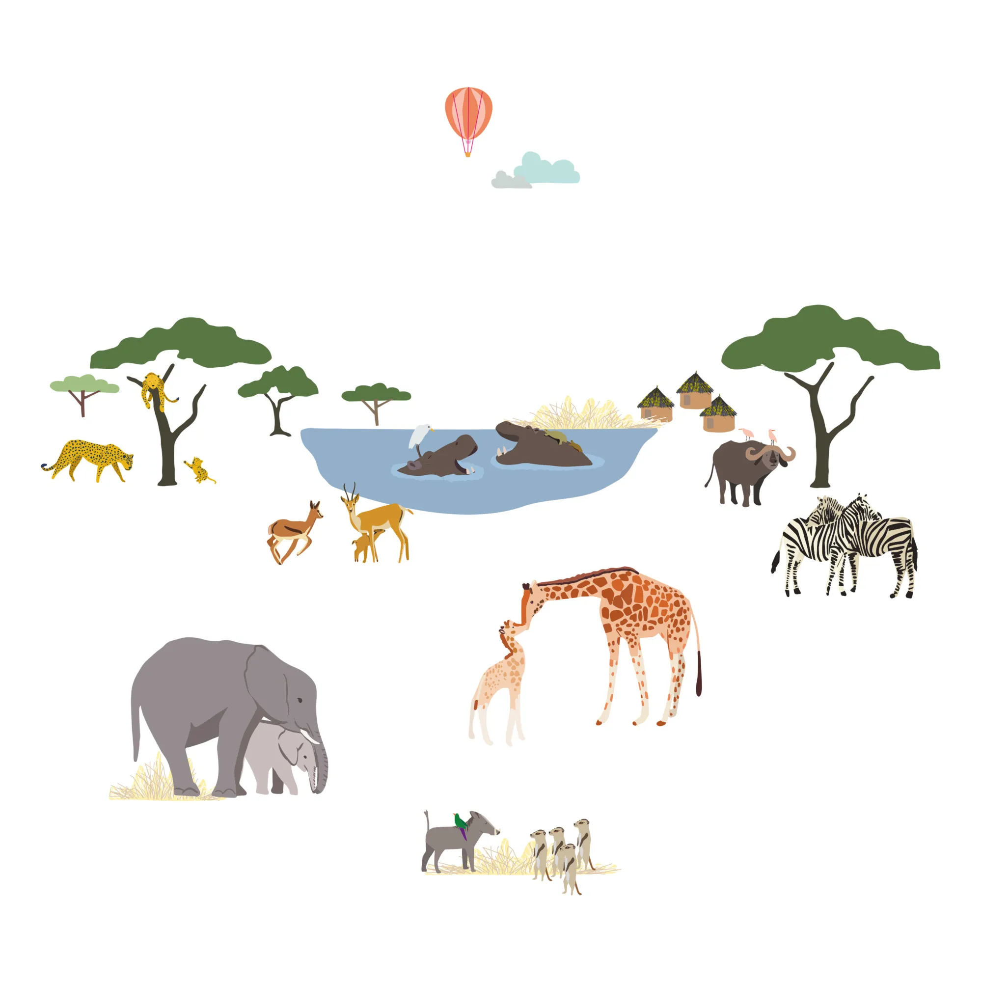 MIMI'lou - Sticker easy Safari (MIMI'lou) - Image 1