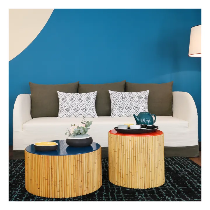 Tables basses Riviera - Set de 2 | Bleu Sarah- Image produit n°1