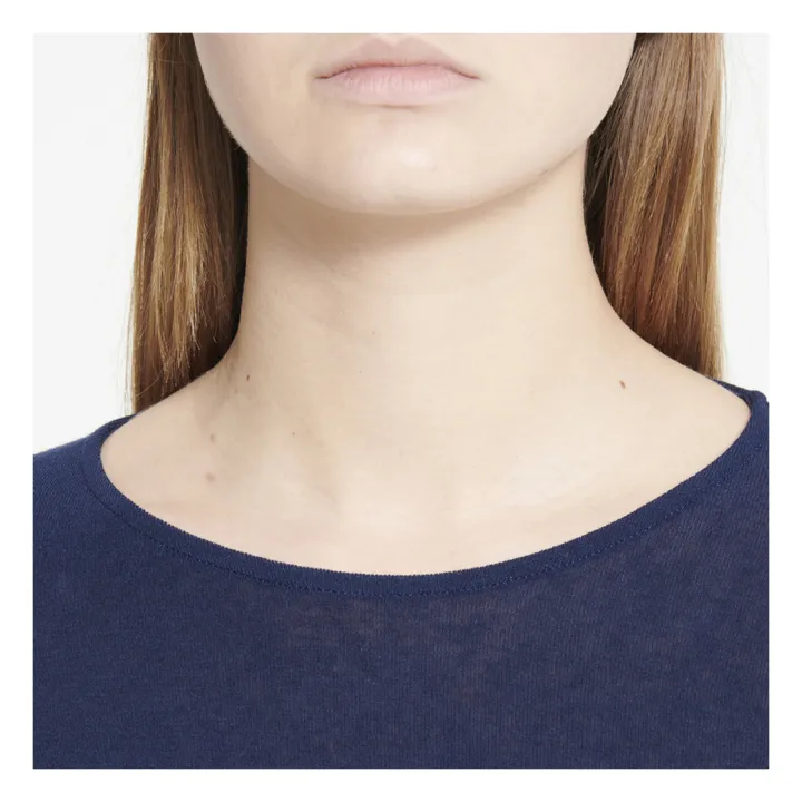 Agnete T-Shirt  | Navy blue- Product image n°2