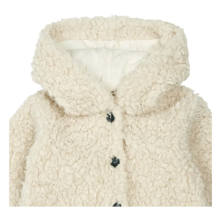 Faux Fur Snow Suit | Ecru- Product image n°1