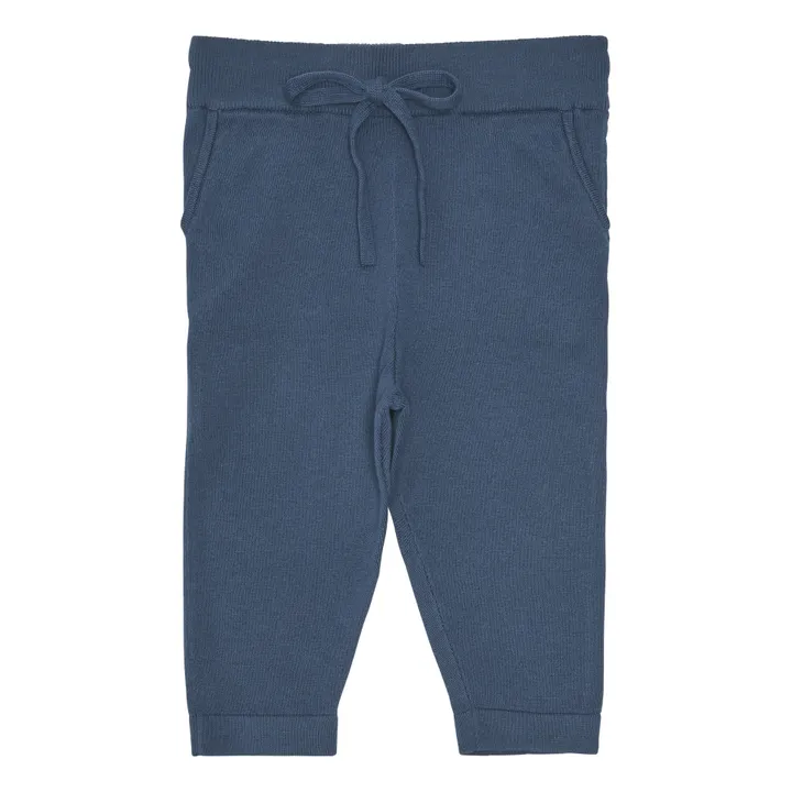 Organic Cotton Trousers  | Blue- Product image n°0