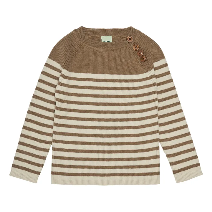 Suéter Marinero algodón orgánico | Camel- Imagen del producto n°0