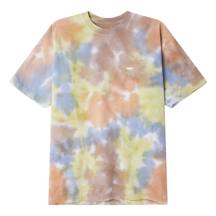 T-Shirt Tie & Dye aus Bio-Baumwolle | Gelb- Produktbild Nr. 0