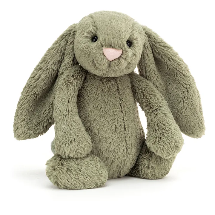 Bashful Rabbit Soft Toy | Green- Product image n°1