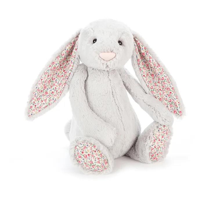 Blossom Rabbit Soft Toy | Silver grey- Product image n°0