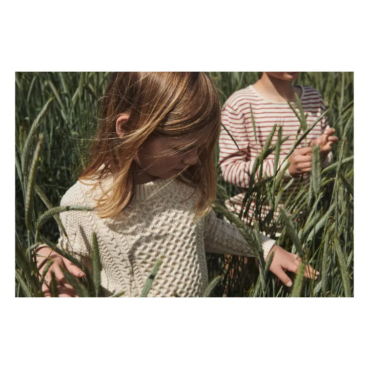 Pullover aus Bio-Baumwolle | Rot- Produktbild Nr. 2