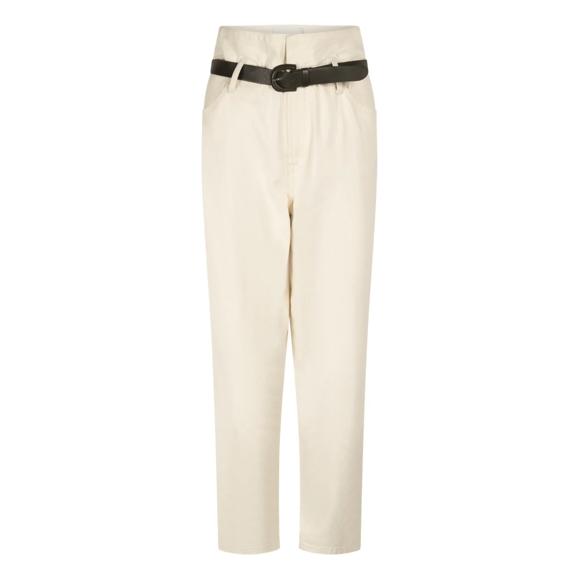 Róhe Women's Ecru Paperbag Dawn Jeans