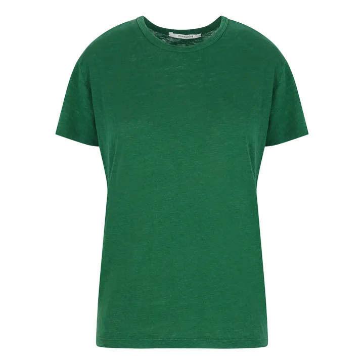 Camiseta Lino | Verde- Imagen del producto n°0
