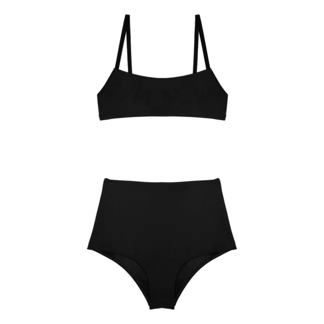 Undici Two-piece Swimsuit  | Black