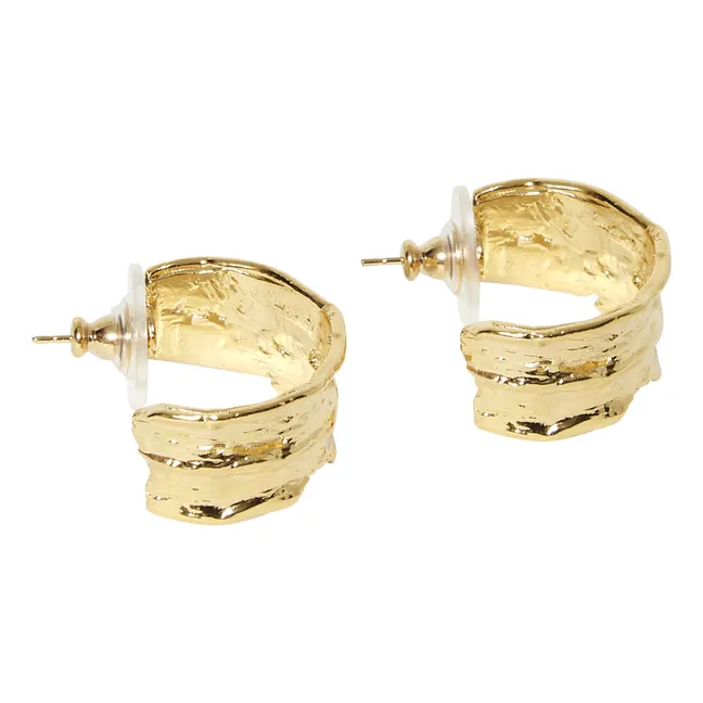 Boucles d'Oreillles Chennai Medium | Doré