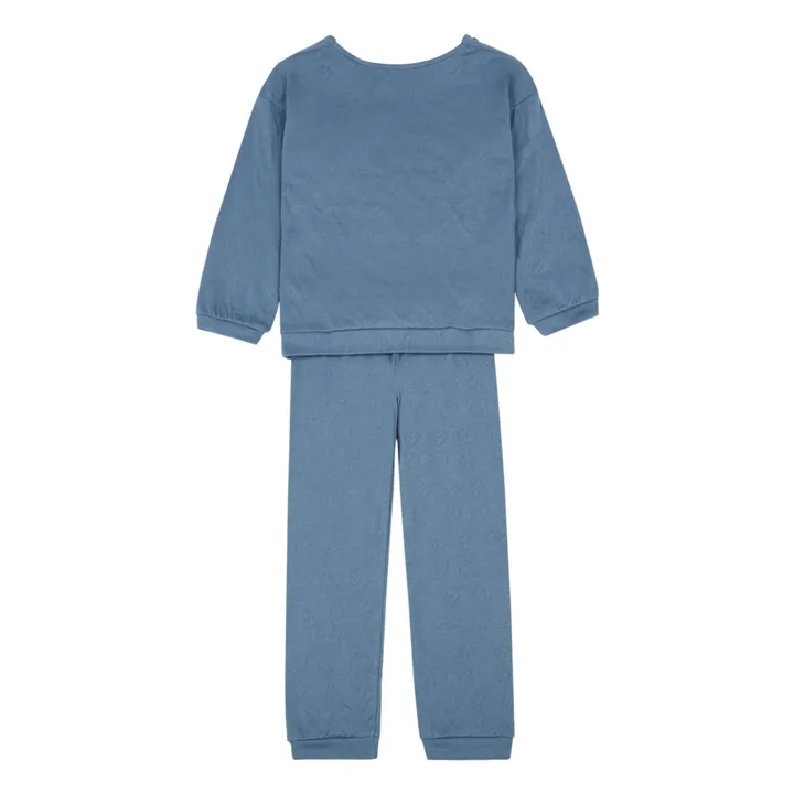 Pyjama Dandy aus Bio-Baumwolle | Blau- Produktbild Nr. 0
