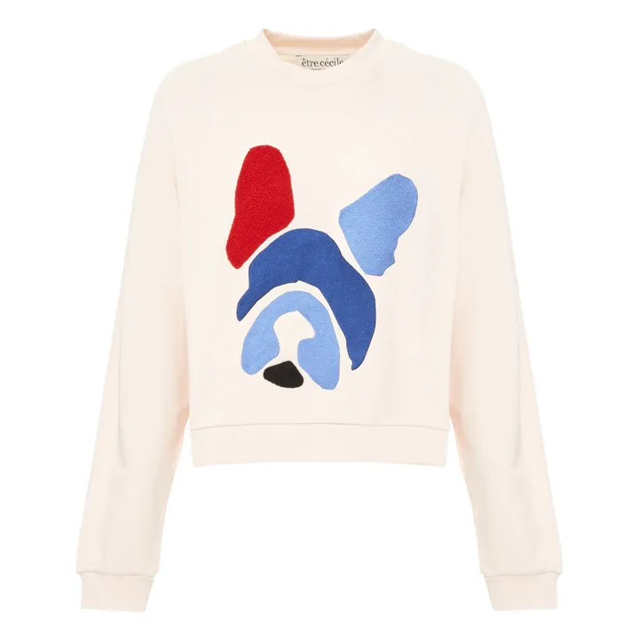 Sweatshirt Alexis Dog Colorblock | Blassrosa- Produktbild Nr. 0