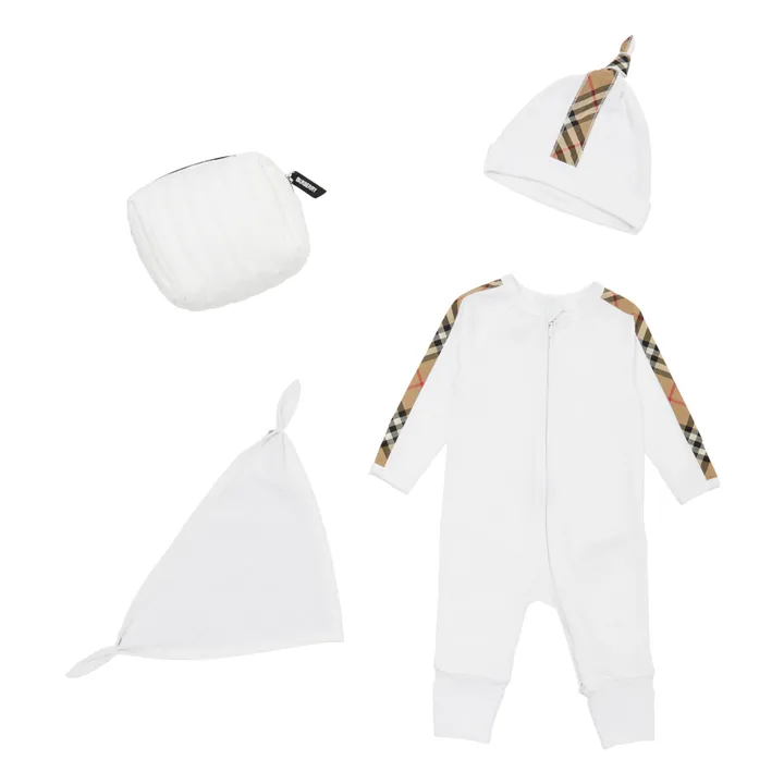 Playsuit Pyjama Set  | White- Product image n°0