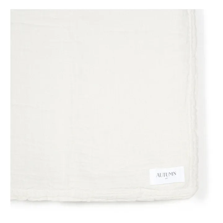 Mantel Punto Jacquard de algodón orgánico | Leche- Imagen del producto n°2
