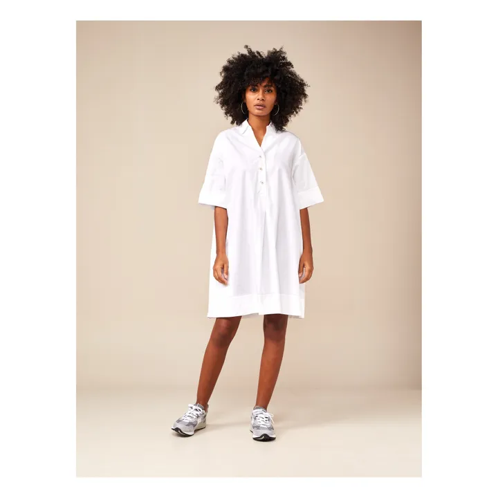 Atelier Shirt Dress - Women's Collection  | White- Product image n°1