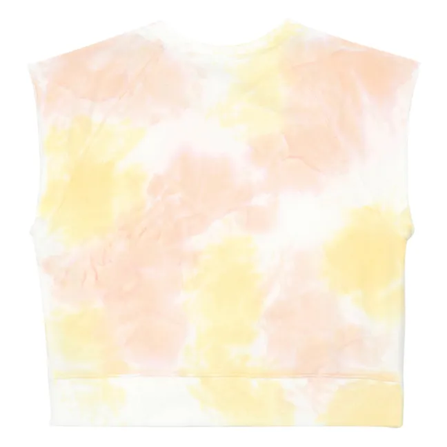 Camiseta Tie&Dye de algodón orgánico | Rosa Bombón
