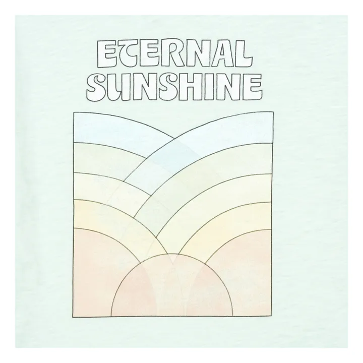 Eternal Sunshine Organic Cotton T-shirt | Mint Green- Product image n°1