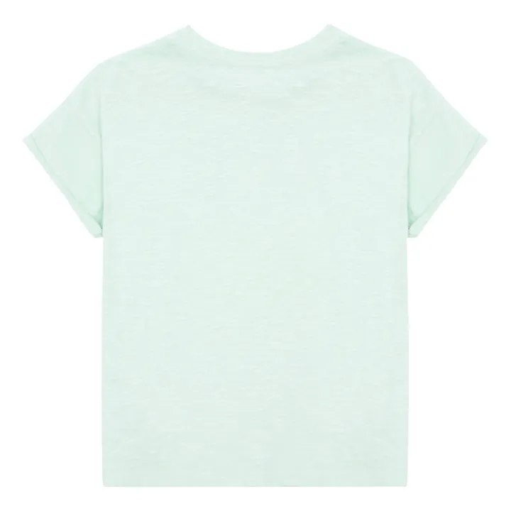Eternal Sunshine Organic Cotton T-shirt | Mint Green- Product image n°2