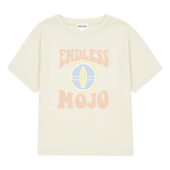 Camiseta Endless Mojo de algodón orgánico | Beige- Imagen del producto n°0