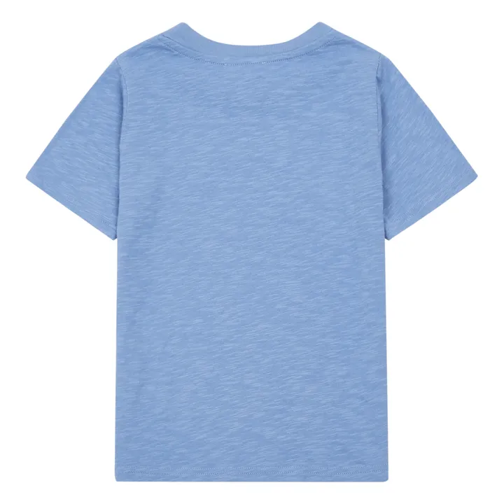 Camiseta Chill de algodón orgánico | Azul- Imagen del producto n°2