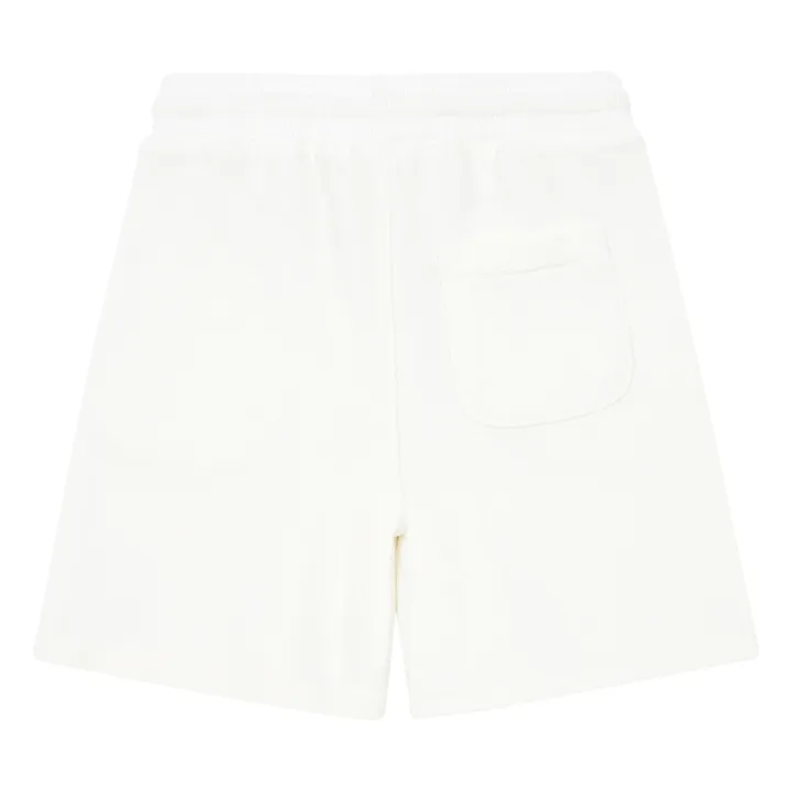Pantaloncini con ricamo in cotone bio | Bianco- Immagine del prodotto n°2