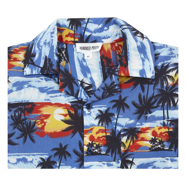 Camicia Hawaienne | Blu- Immagine del prodotto n°2