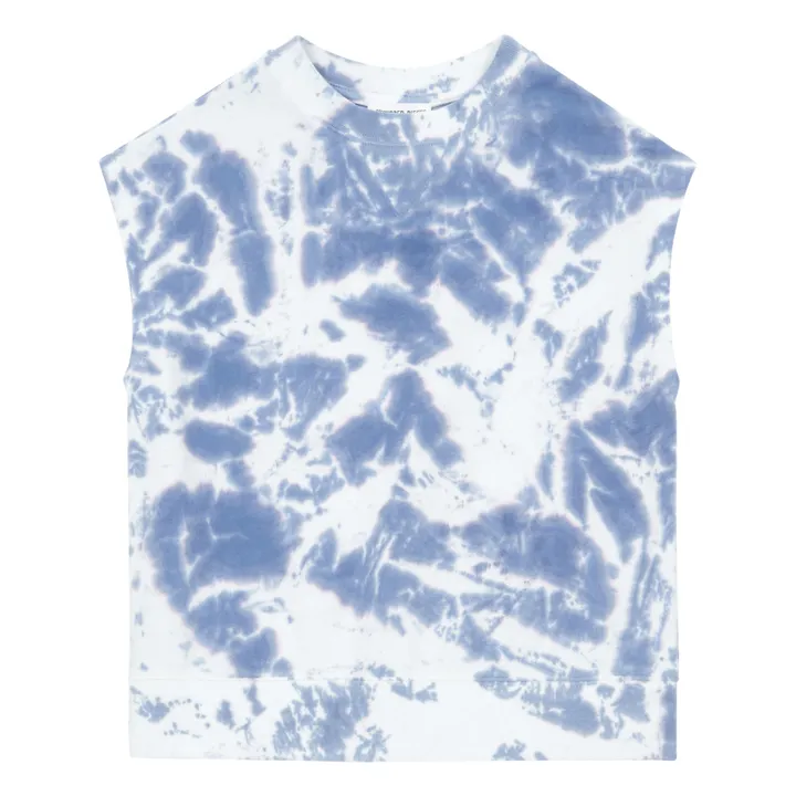 Organic Cotton Tie-dye Jumper | Blue- Product image n°0