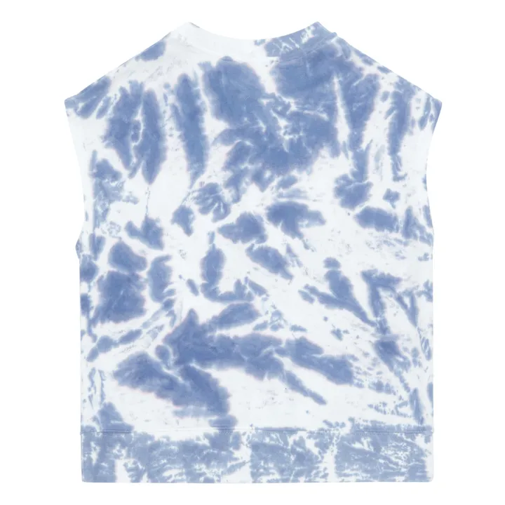 Organic Cotton Tie-dye Jumper | Blue- Product image n°3