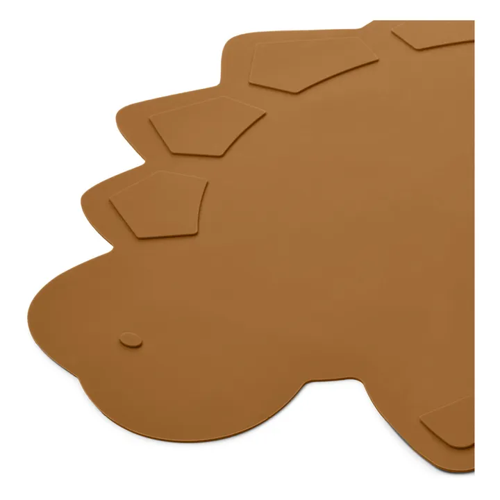 Tracy Dino Silicone Placemat  | Mustard- Product image n°1