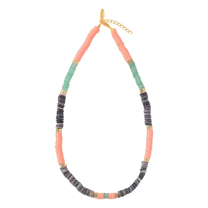 Halskette Precieux | Korallenfarben- Produktbild Nr. 0