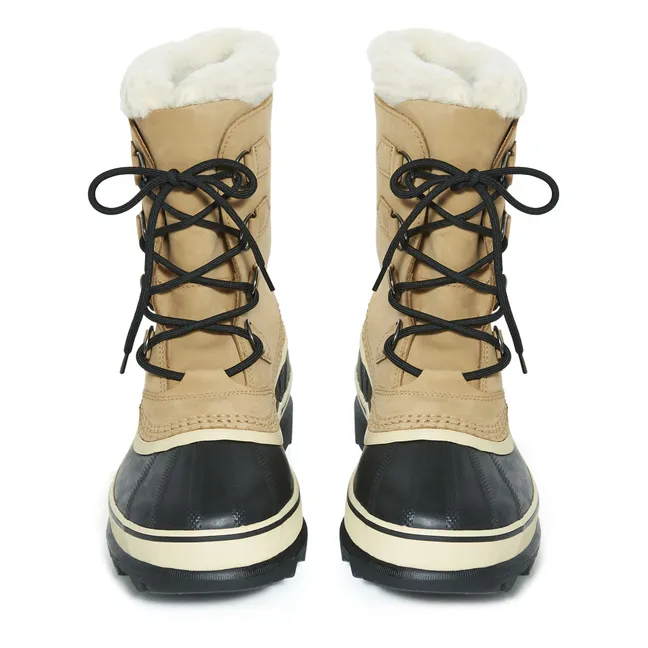 Caribou Fur Lined Boots  | Camel
