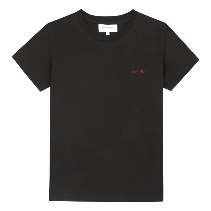 T-Shirt Amore - Damenkollektion  | Schwarz- Produktbild Nr. 0
