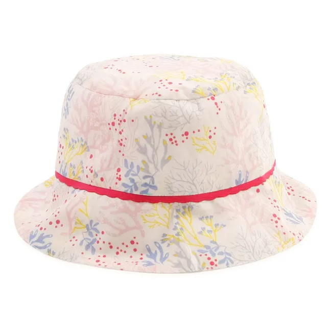 Cappello floreale | Rosa chiaro