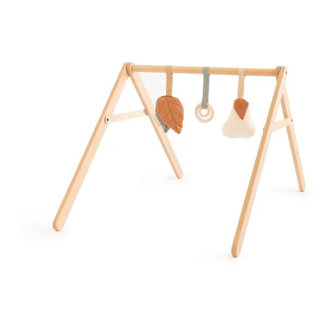 Arca del risveglio neonato in legno e i suoi giochi