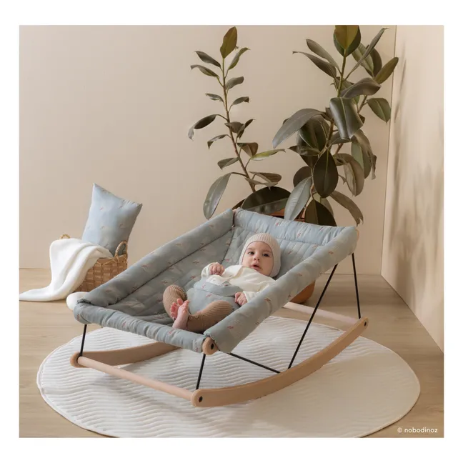 Babywippe Growing Green | Wassergrün