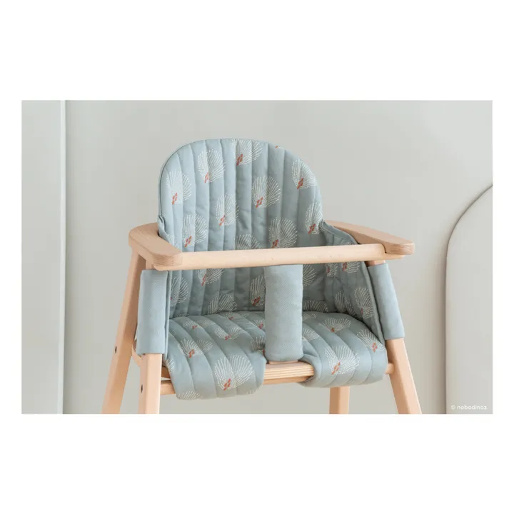 Assise pour chaise haute Growing green | Vert d'eau- Image produit n°1
