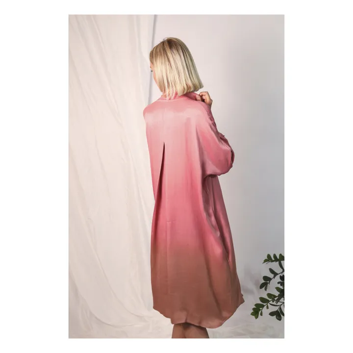 Kleid Fanny Satin | Rosa- Produktbild Nr. 3