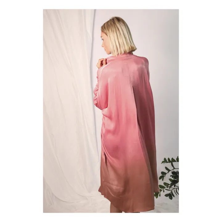 Kleid Fanny Satin | Rosa- Produktbild Nr. 4