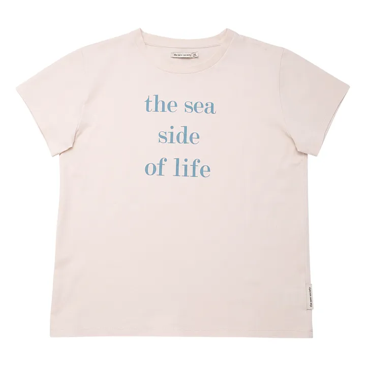 T-Shirt Sea Coton Bio - Collection Femme  | Blush- Image produit n°0