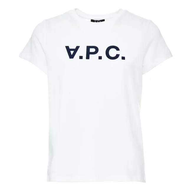 T-shirt Vpc F in cotone bio | Bianco