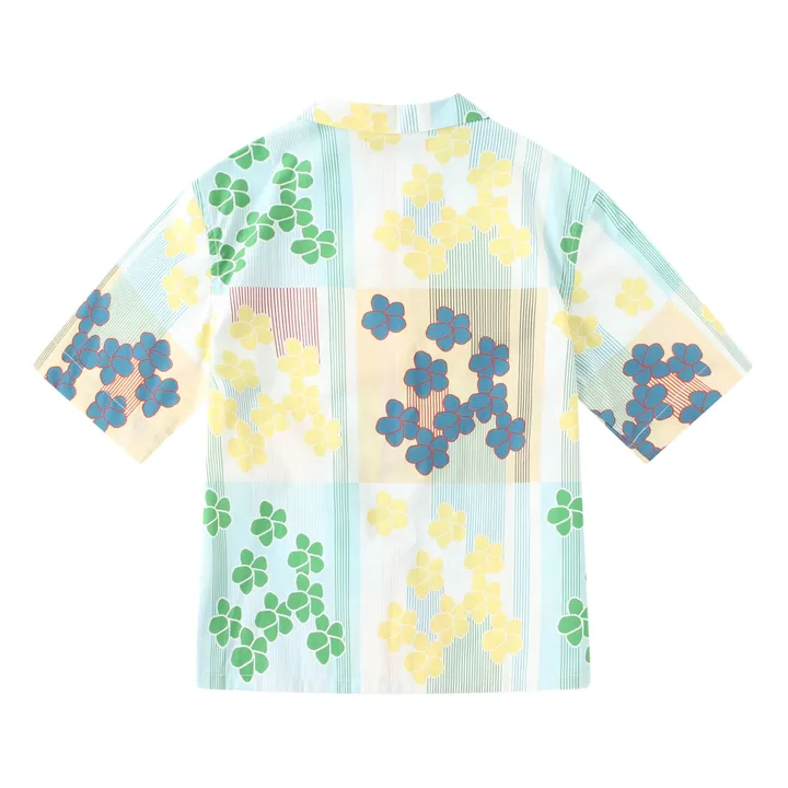 Camisa Estampado Flores | Verde Kaki- Imagen del producto n°6