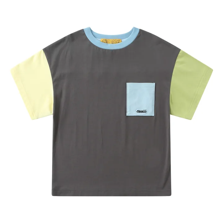 T-Shirt Contrast-Color | Schwarz- Produktbild Nr. 0