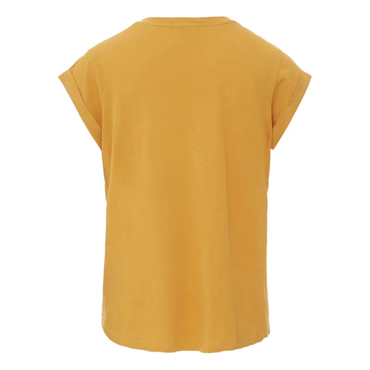 T-shirt Valentin Coton et Lin | Orange- Image produit n°3
