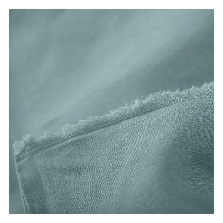 Washed Linen Cushion Cover | Sky blue- Product image n°4