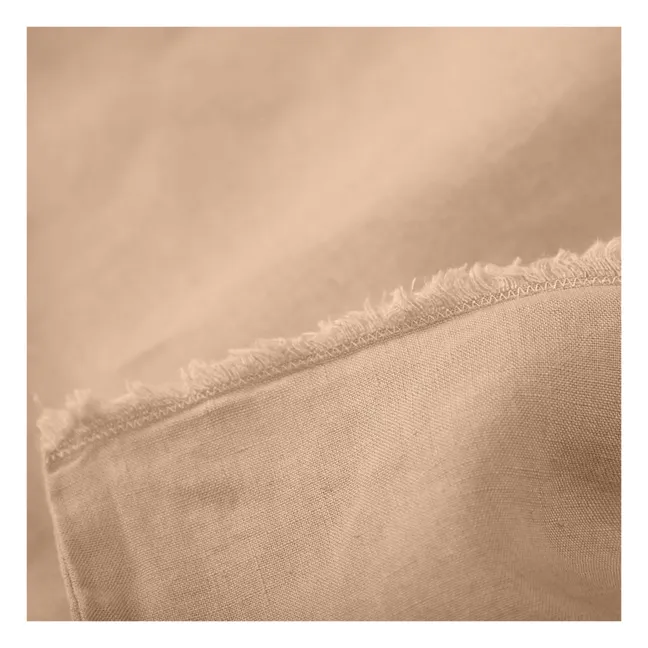 Housse de coussin en lin lavé | Vieux Rose