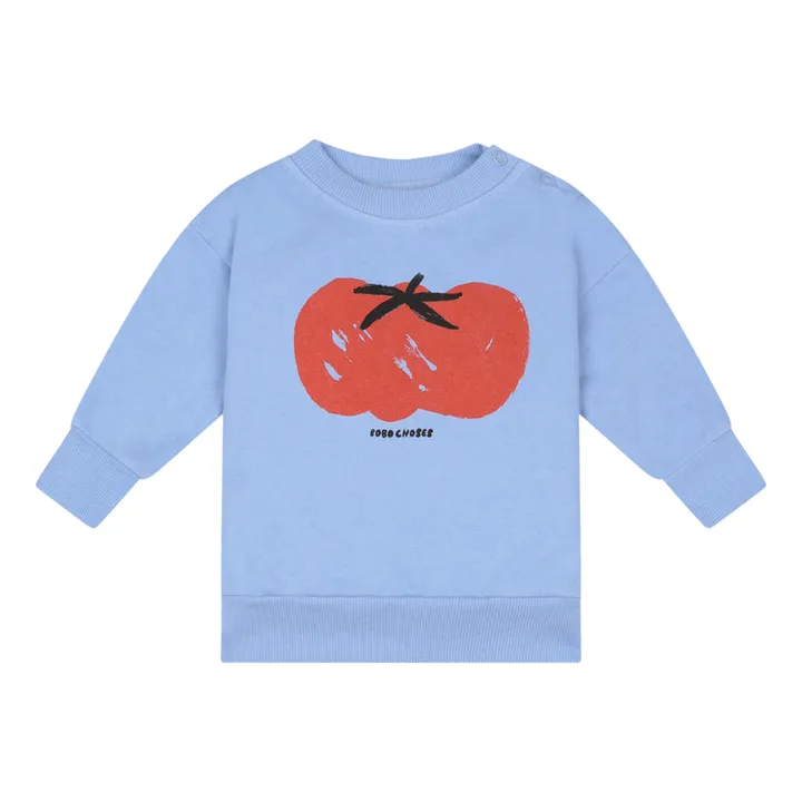 Suéter algodón orgánico Tomate Bebé | Azul- Imagen del producto n°0