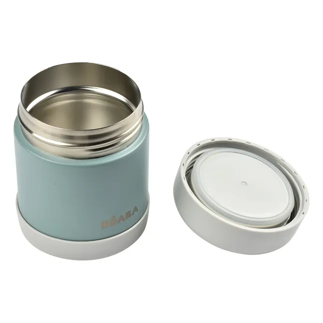Insulated Stainless Steel Food Storage Container - 300 ml | Green