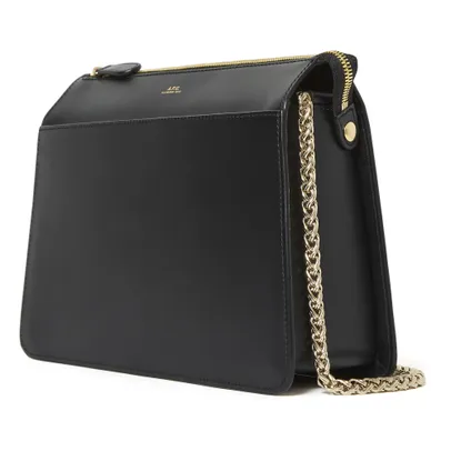 A.P.C. - Sac New Ella Cuir Lisse - Noir | Smallable