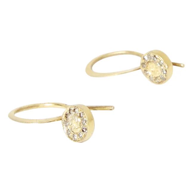 Boucles d'Oreilles Caleb | Doré