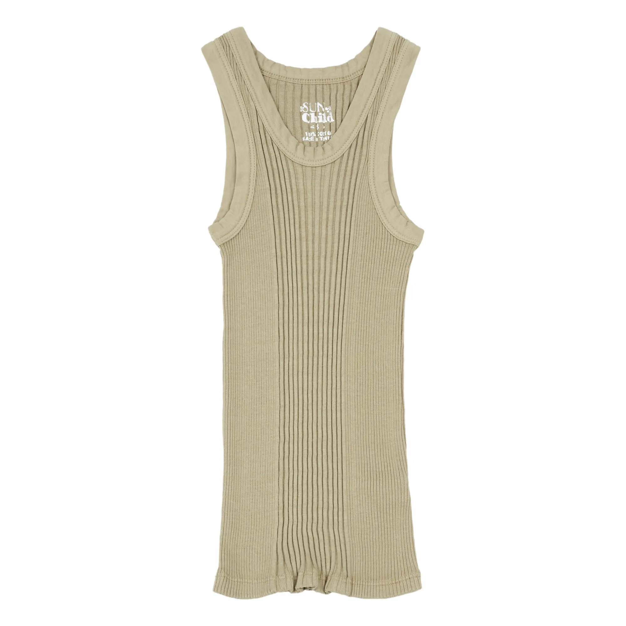 Sunchild Taupe Brown Fernando Tank Top